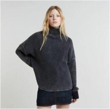 Camiseta Casual G‑Star Mujer L – Overdyed Turtle con Algodón 100% Orgánico