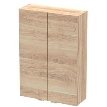 Hudson Reed Fusion Wall Unit – 500 mm Wide – Bleached Oak – Modular Furniture Component (MFC)