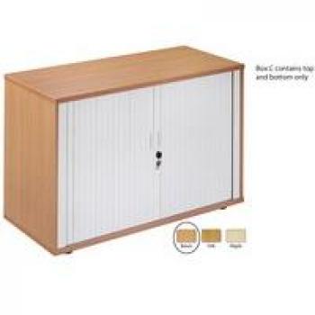 Arista FF Desk High Side Tambour Box C Oak