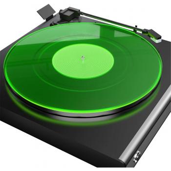 Matériel Vert Acrylique pour Plateaux Vinyl