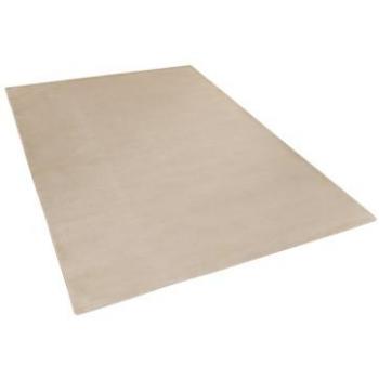 Tappeto Rettangolare Beige Moderno in Viscosa 160 x 230 cm Trapuntato a Mano GESI II