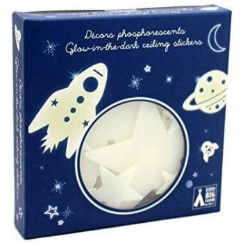 Pegatinas fosforescentes espacio