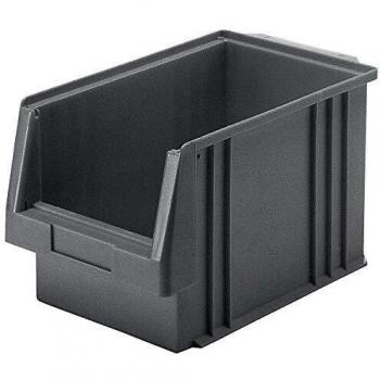 Kaiserkraft Caja visualizable de polipropileno 348x213x200 mm