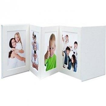 Deknudt Leporello weiß 8 x 10 x 15 Leder für 8 Bilder A66DC18PH