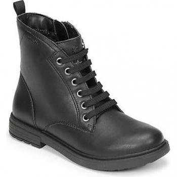 Geox Girls' Black Gun Eclair Booties