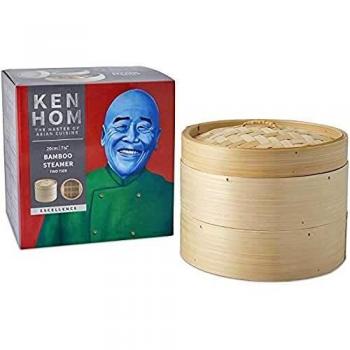 Dampfgartopf KEN HOM “KH506”, braun (holzfarben), Ø 20 cm – inkl. Rezeptideen