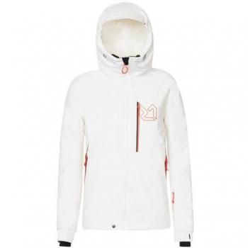 Marshmallow & Coral Women's Down Jacket