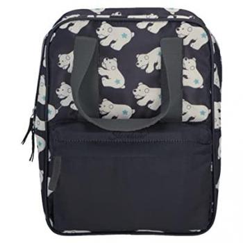 Sterntaler Eisbär Elia Kindergarten-Rucksack eisengrau 28,5 x 22 cm Allover