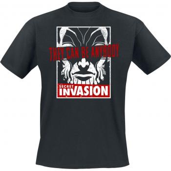T‑Shirt Marvel Short Sleeves – They Can Be Anybody – Noir, S‑M