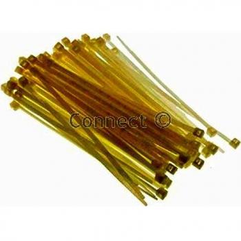40 x 3.6mm Natural Self-Lock Cable Ties (Pack of 100)
