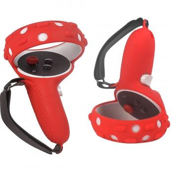 Funda Antipérdida de Cuero PU para Quest 2 + Accesorios SilicónVR