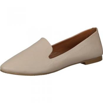 Bege Farb‑Piazza Slipper aus echtem Leder 830024-08