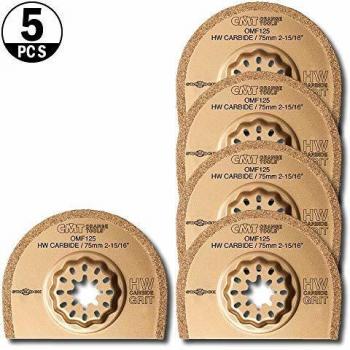 CMT 75 mm Hoja de Sierra Segmentada con Revestimiento de Metal Duro X5