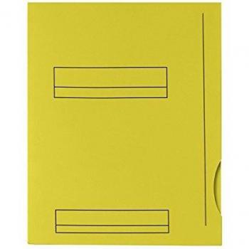 Paquet de 50 sous-dossiers Kraft 160g Jaune