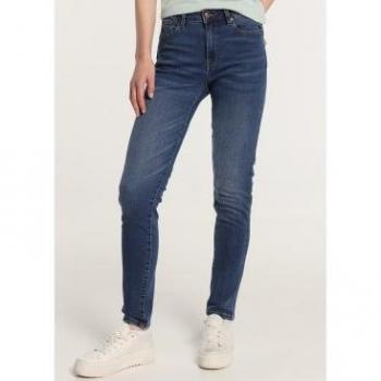 Lois Jeans Tiro Corto Azul 30 con Detalle Push‑Up