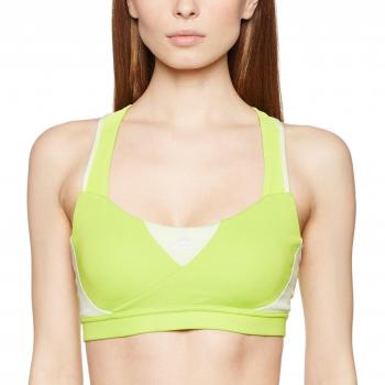 Adidas Damen Fitness-BH Infinite Series Supernova – Grüner/weißer Farbton, XS
