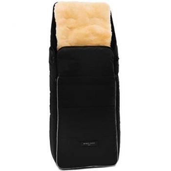 Lammfell Kinderwagen-Fußsack CORTINA von WERNER CHRIST BABY – Thermo Winterfußsack mit herausnehmbarem, echtem Fell, als Einlage für Buggy verwendbar