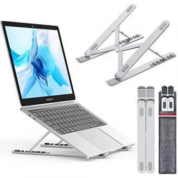 NULAXY Universal‑Notebook‑Ständer – 10 bis 15,6, Ipad‑Kompatibilität – Silber