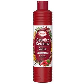 Hela Curry Gewürzketchup scharf 800ml 12er Pack