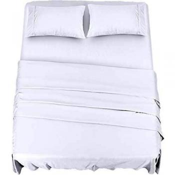 Utopia Bedding 4 Piece White Sheet Set