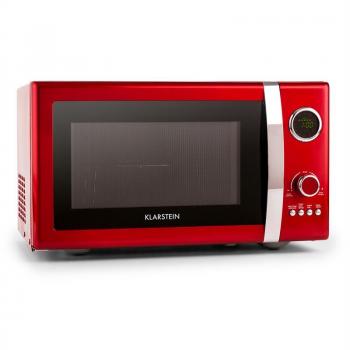 Klarstein Fine Dinesty Microonde 2in1 23L 800W Rosso
