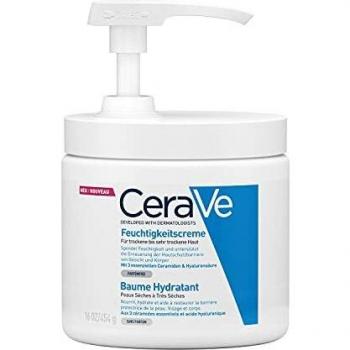 CeraVe Crème Hydratante Corps, Visage, Mains 454g