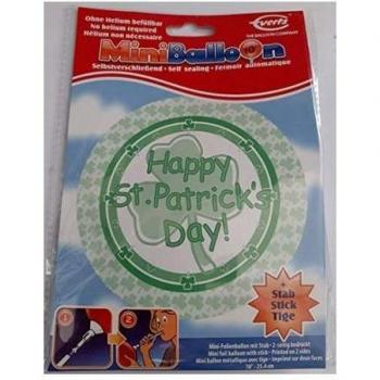 St. Patrick's Day White Foil Balloon