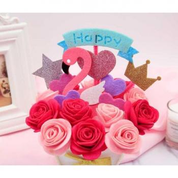 Handmade Felt Flower DIY Kit
