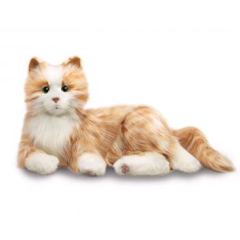 Joy For All Companion Pet Realistic Lifelike Soft Cuddly Orange Tabby Cat