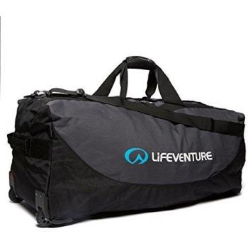 Lifeventure Trekker – Sac 120 L, Noir, Mélange Poly/Nylon
