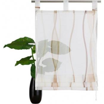 OTTO Home Raffrollo Dimona 5 – Polyester-Schlaufen, Voile‑Transparenz