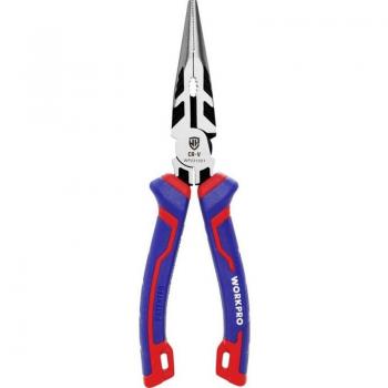 Long Nose Pliers WP231021 WorkPro – 200 mm, Chrome‑VAN Steel