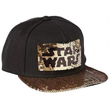 Bioworld Star Wars Logo Sequins Baseball Cap Black/Gold