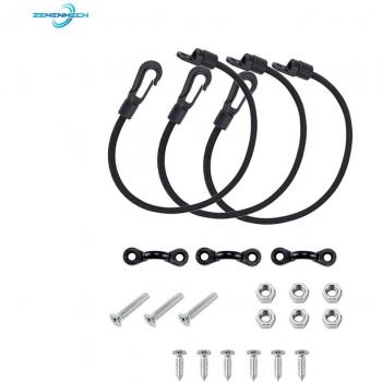 Bassfishing Inflable con Soporte y Conector 3x1