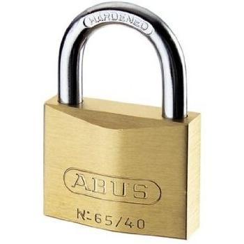 Keyed 40mm Brass Padlock with Stainless Steel Shackle – Abus 65IB/40 (6405 ABUKA37814)