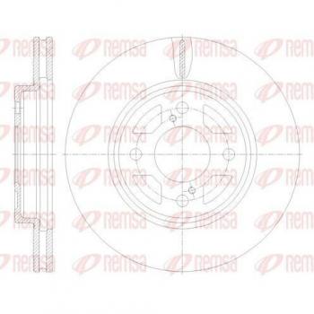 Disque de frein REMSA 62120.10 – 252 mm ventilé pour SUV