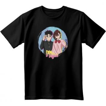 Homme – T‑shirt S à XXL Dan Da Dan, Momo & Okarun noir