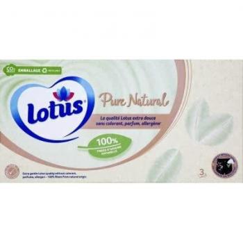 Pañuelos Lotus Pura 80 unidades