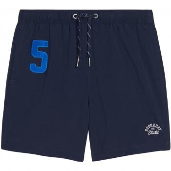 Superdry Vintage Loco 17 Inch Schwimmhose schwarz/blau