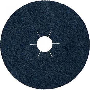 Klingspor CS‑565 60‑Grit Fiber Disc Set, 115×22 mm, Star‑Cut Holes – 25 pcs