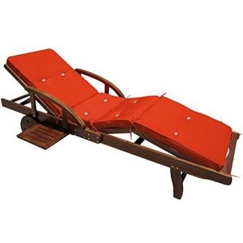 Auflage für Gartenliege Orange 195x55x5cm
