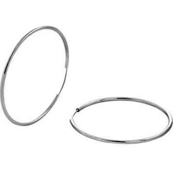 Aros de plata rosada vintage Vidal & Vidal