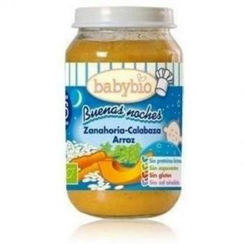 Babybio Tarrito Ecológico De Zanahoria, Calabaza Y Arroz 200g