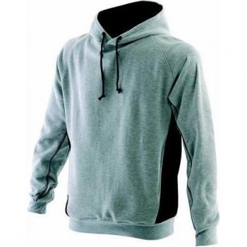 Men's Hooded Sweatshirt in Red and Black