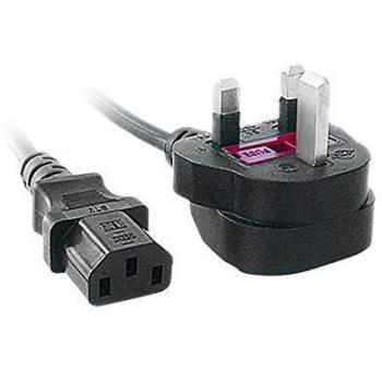 Iggual Cable de Transmisión Negro 1.8 m BS 1363 C13