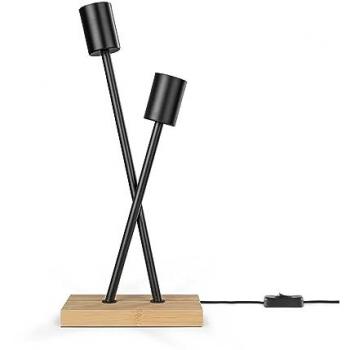 Lámpara de Mesa y Pie LED E27 Estilo Retro Negro