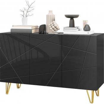 Modern Luxe High Gloss Sideboard by HOMCOM