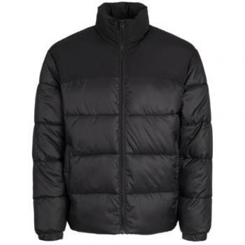 Steppjacke JJMOON STAND COLLAR PUFFER PLS, Herren, Gr. XXXL, schwarz