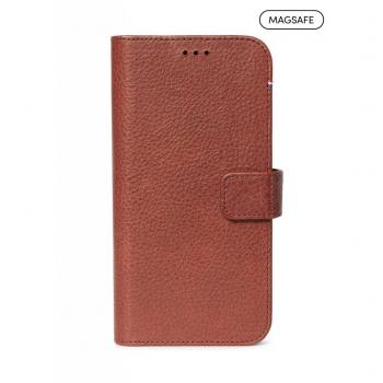 Decoded Leather Detachable Wallet MagSafe iPhone 12 Pro Max Brown