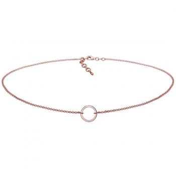 Elli Choker-Halskette für Damen, Kreis-Muster, Trend Geo, 925 Sterlingsilber